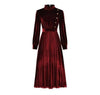 40s 50s Dress Red