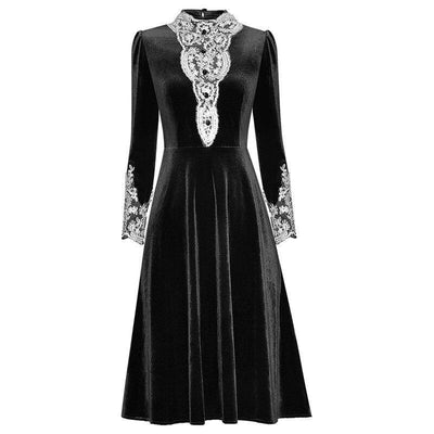 Black 40s Dress