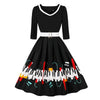 Plus Size Piano 50s Dress