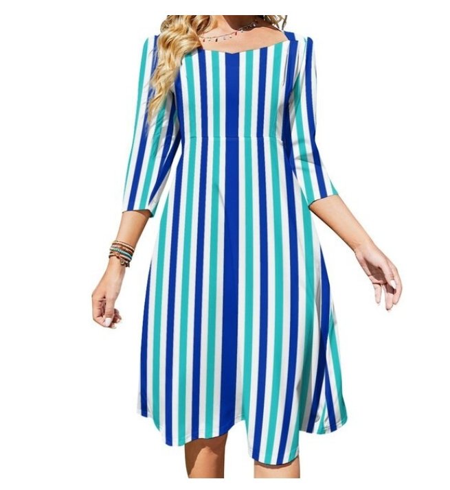 70s Striped Dress