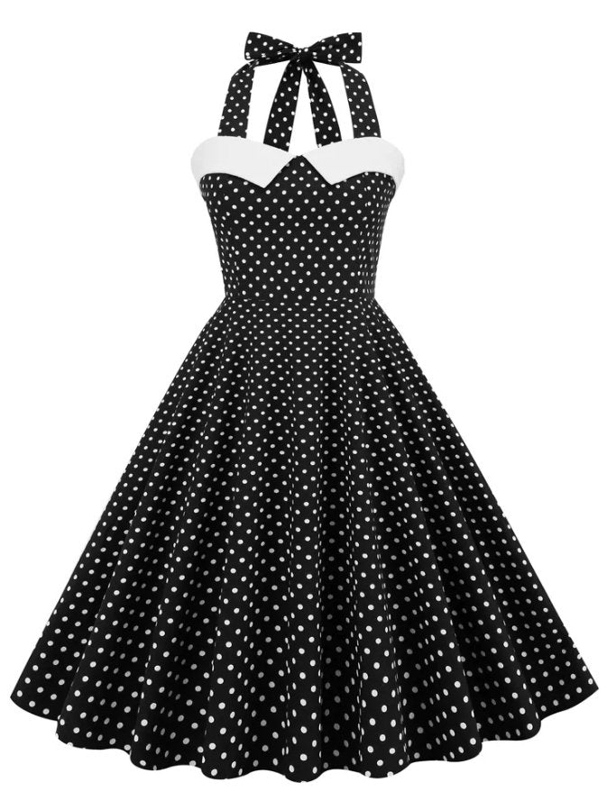 Black 50s Summer Dress