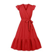 Red 50s Summer Dress