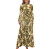 70s Disco Dress Gold