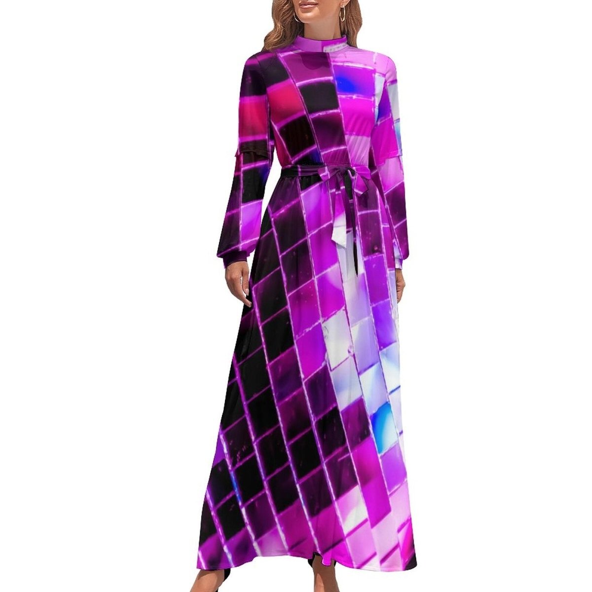 70s Disco Dress Pink