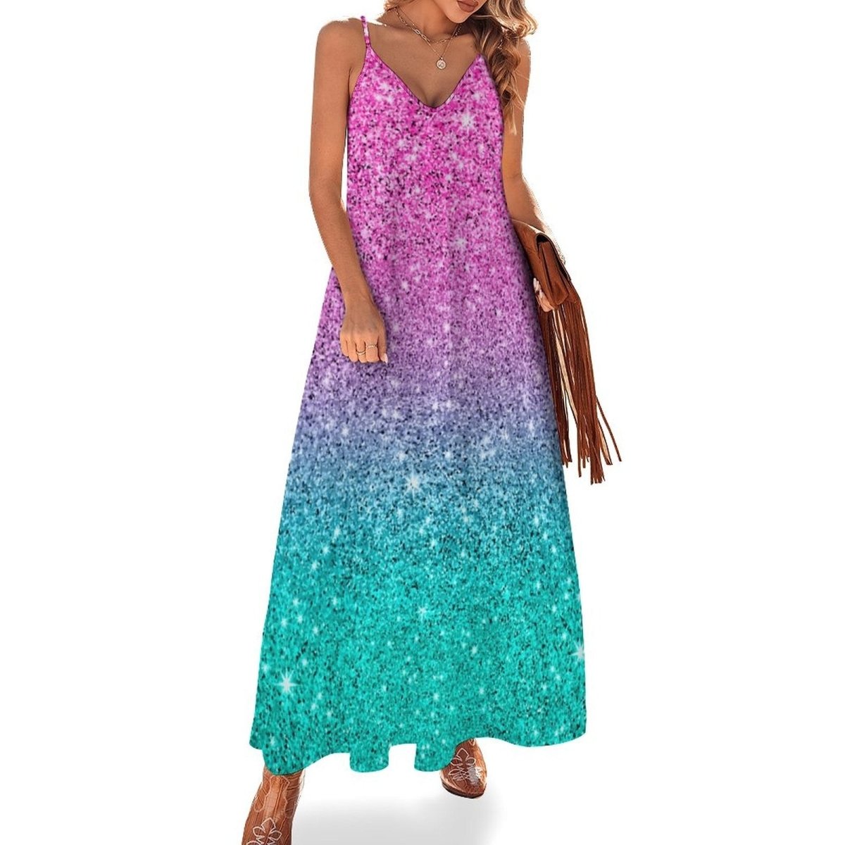 70s Sequin Disco Dress | Vintage Dresses - Dresses Vintage