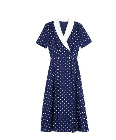 Vintage Polka Dot Shift Dress
