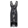 Black And Silver Gatsby Spirit Dress
