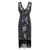 Black And Silver Gatsby Spirit Dress