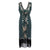 Green And Gold Gatsby Spirit Dress
