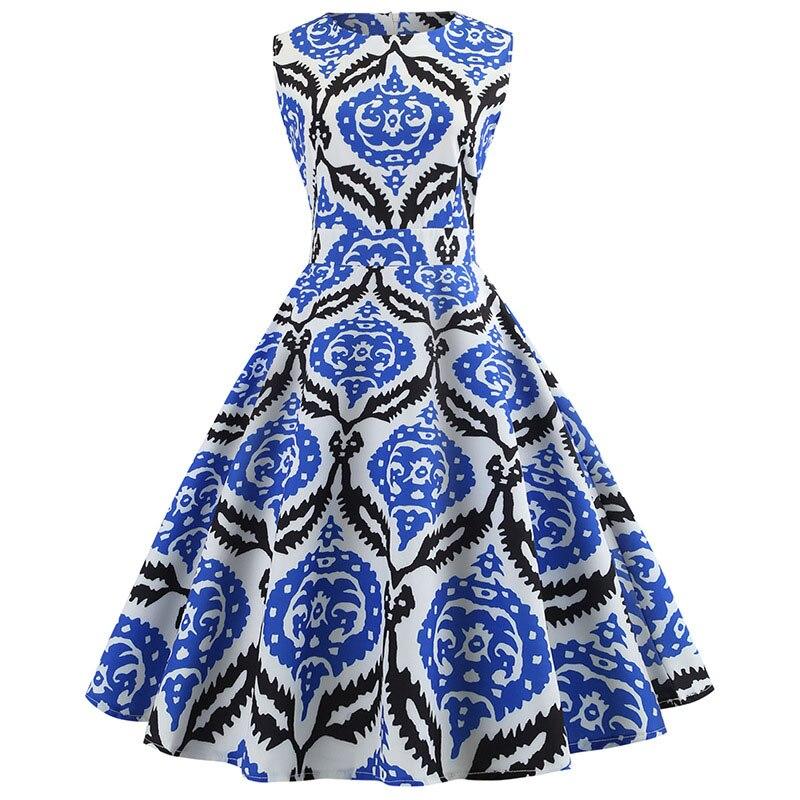 50s Dress Black And Blue