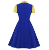 Women's 50s Blue Dress