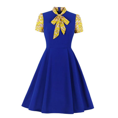 Women's 50s Blue Dress