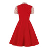 Women's 50s Red Dress