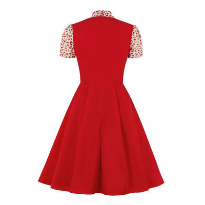 Women's 50s Red Dress