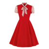 Women's 50s Red Dress