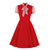 Women's 50s Red Dress