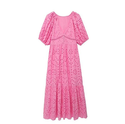 Women's Pink 40s Dress