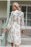 Vintage Pink Flower Dress