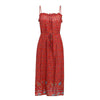 Vintage Red Floral Dress