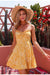 Yellow Vintage Floral Dress