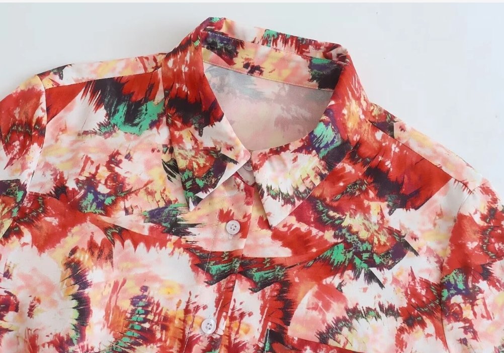 70s City Flowing Dress