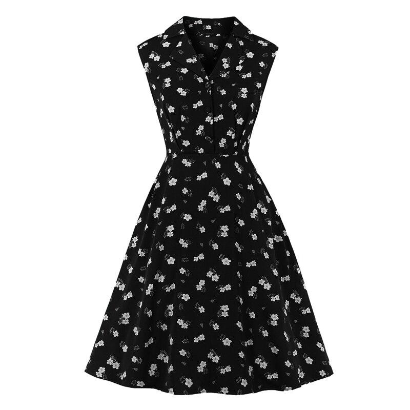 50s Sheath Dress Black