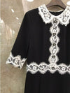Vintage Black Sheath Dress