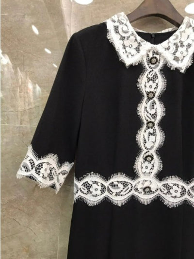 Vintage Black Sheath Dress
