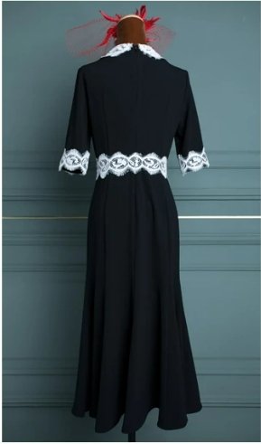 Vintage Black Sheath Dress