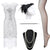 White 20s Gatsby Dress