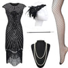 Gatsby 20s Dress Black