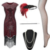 Gatsby 20s Dress Red