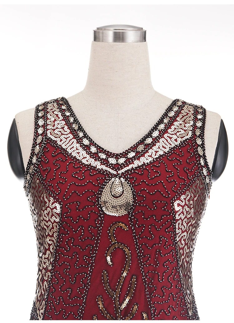 Gatsby Dress - Charleston Red