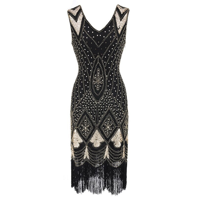 Black Gatsby Chic Dress