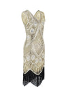 Short Beige Gatsby Dress