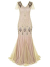 Ivory Haute Couture Long Gatsby Dress