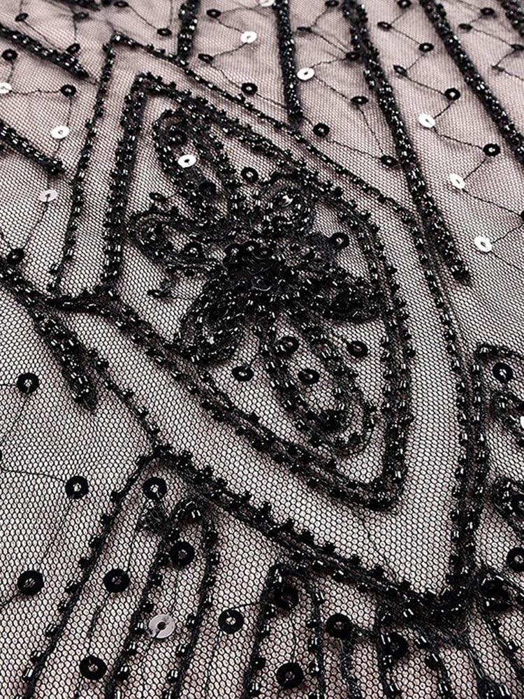 Pink Haute Couture Long Gatsby Dress