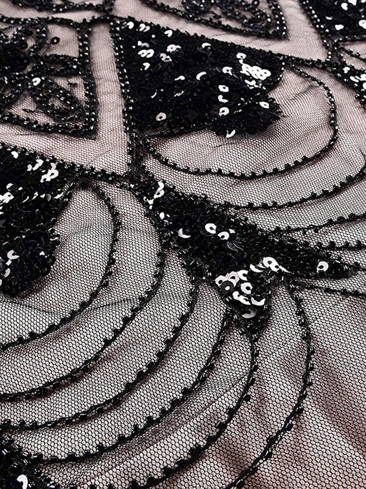 Pink Haute Couture Long Gatsby Dress