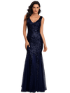 Gatsby Navy Wedding Dress