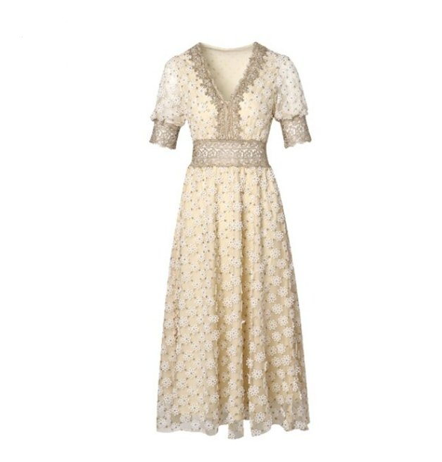 Champagne 40s Dress