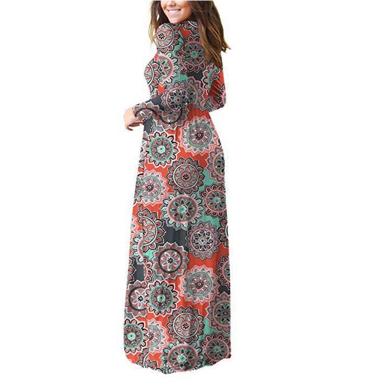 Winter Chic Hippie Dress