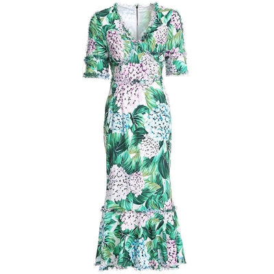 Vintage Print Dress