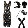 Black And Gold 20s Inspired Dress