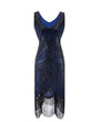 20s Long Dress Blue