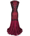 Red 20s Maxi Dress