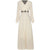 Beige 1940s Maxi Dress