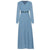 Blue 1940s Maxi Dress