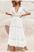 White Vintage Lace Maxi Dress