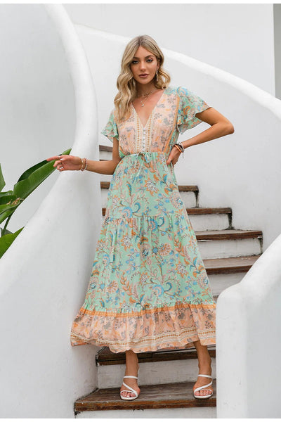 Vintage Hippie Maxi Dress