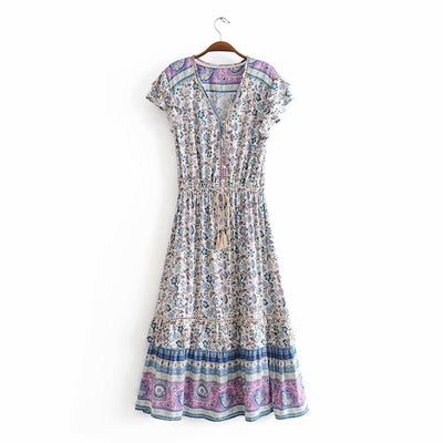 Women's 70s Midi Dress